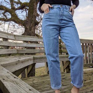 Vintage Bill Blass jeans, high waist, size 8 tall